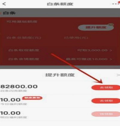 拿去花取现有额度