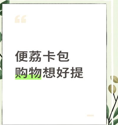 便荔卡包利息怎么样