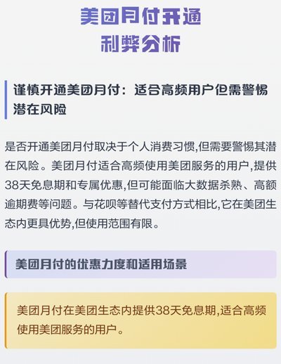 美团月付：套路与风险