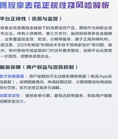 拿去花的合规性如何判定？